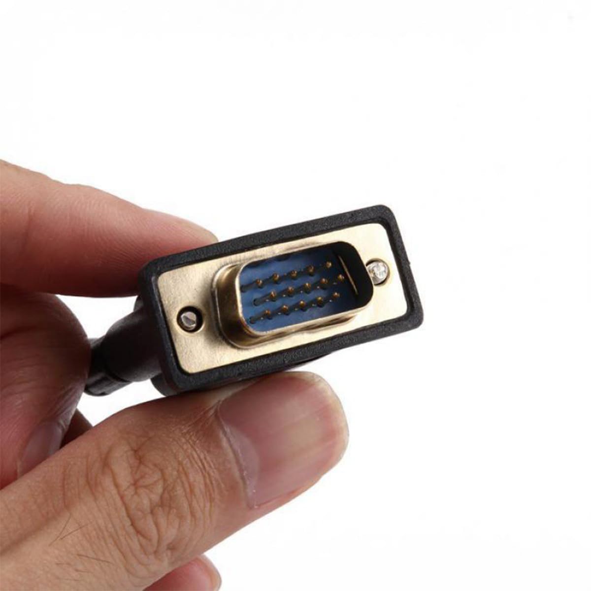 Cable de extensión VGA a RJ45 hembra, VGA de 15 pines macho hembra a RJ45 CAT5 CAT6 Ethernet LAN para video multimedia y extender la distancia de