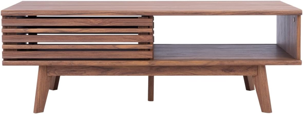 Safavieh Home Collection Rori – Mesa de café con 1 estante (46 pulgadas de ancho x 23 pulgadas de profundidad x 16 pulgadas de alto)