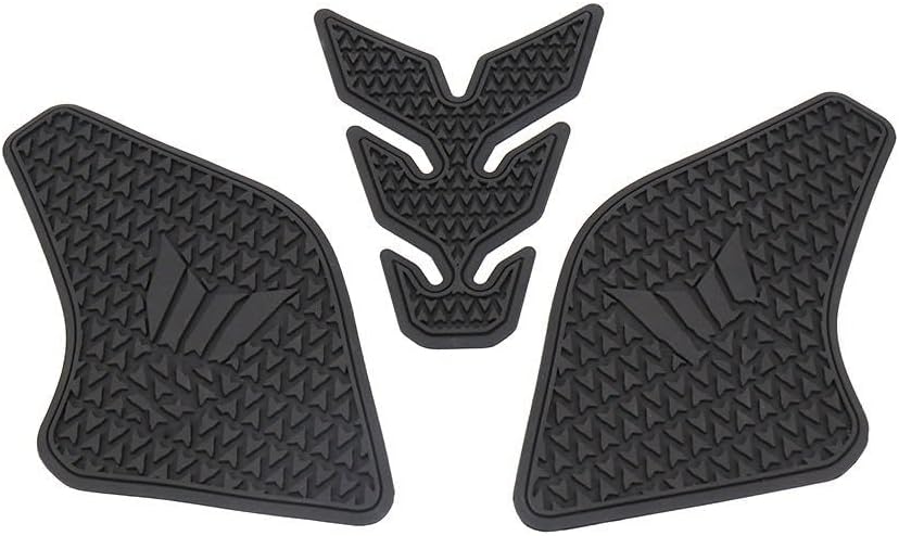Motorcycle Fuel Tank Sticker 2021 Motorcycle Non-Slip Side Fuel Tank Stickers Waterproof Pad Rubber Sticker for Y&AMAHA MT07 MT-07 (Color  2)