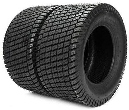 TUFFIOM Juego de 2 neumáticos para cortacésped de 23 x 9.50-12, neumáticos de césped 4PR para césped y jardín para tractor de jardín, cortacésped,