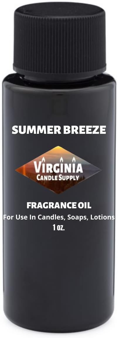 Aceite de fragancia Summer Breeze (nuestra versión de la marca) (botella de 1 onza) para fabricación de velas, fabricación de jabón, fabricación de