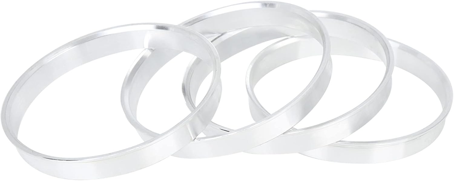 X AUTOHAUX 4pcs 72,6 a 2.760 in aleación de aluminio coche Hub Centric anillos rueda agujero espaciador