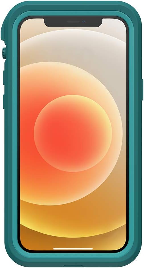 LifeProof FR SERIES – Funda impermeable para iPhone 12 (solamente) – FREEN DIVER (profundidades oceanasazul pavo real)