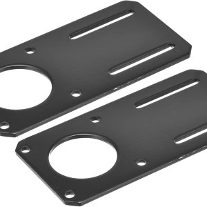 MECCANIXITY Soporte de motor Soporte de montaje de motor de 5.197 x 2.559in, negro para motor paso a paso NEMA 23, 2 unidades MECCANIXITY Soporte de motor Soporte de montaje de motor de 5.197 x 2.559in, negro para motor paso a paso NEMA 23, 2 unidades