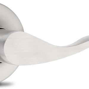 Paquete de 1 manija de puerta interior, cerradura de palanca de puerta de níquel satinado, manijas interiores para puertas interiores con manija Paquete de 1 manija de puerta interior, cerradura de palanca de puerta de níquel satinado, manijas interiores para puertas interiores con manija