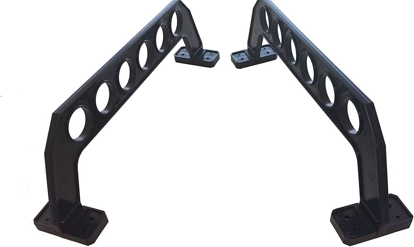 Cobra Storage – Estante de almacenamiento para puerta de garaje, sistema de almacenamiento de garaje, soporte de caña de pescar de plástico ABS