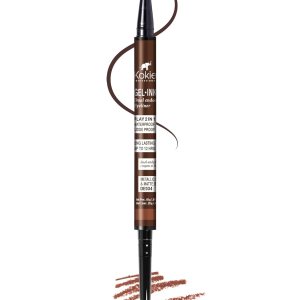Kokie Delineador de ojos de doble punta de tinta de gel (cobre matálicomarrón mate) Kokie Delineador de ojos de doble punta de tinta de gel (cobre matálicomarrón mate)