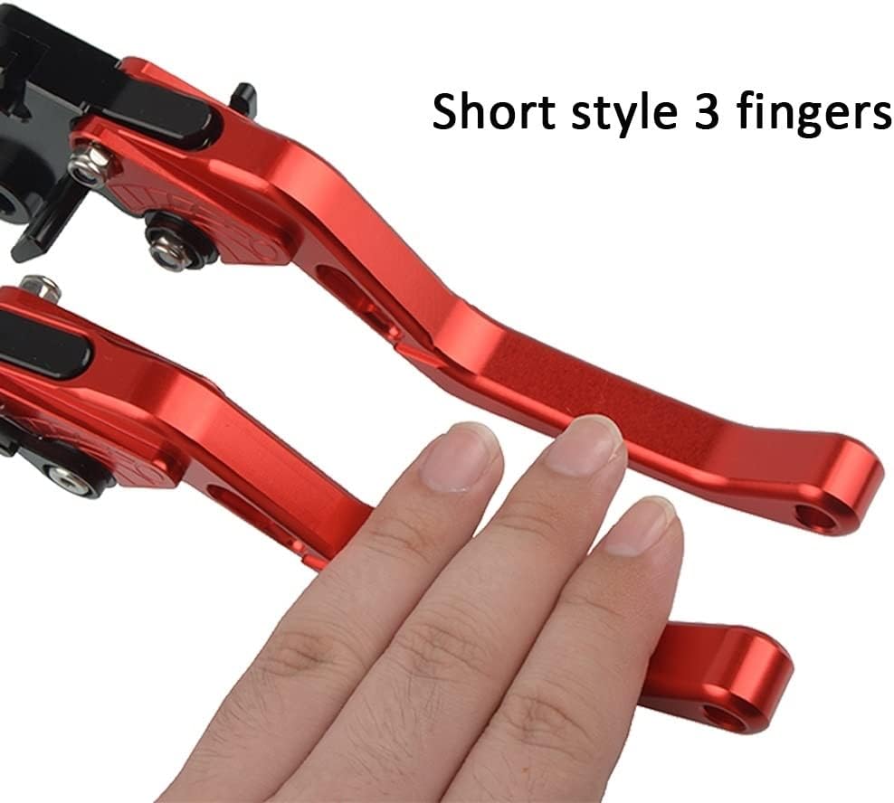 Para Yamaha FZ600 1987 1989 1988 FZ 600 FZ600 Accesorios de motocicleta Palancas de embrague de freno corto Palanca ajustable de aluminio CNC (color