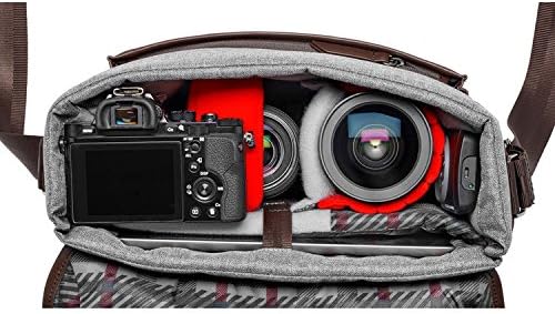 Manfrotto MB LF-WN-MS – Bolsa tipo mensajero para CSC Lifestyle Windsor S, color gris