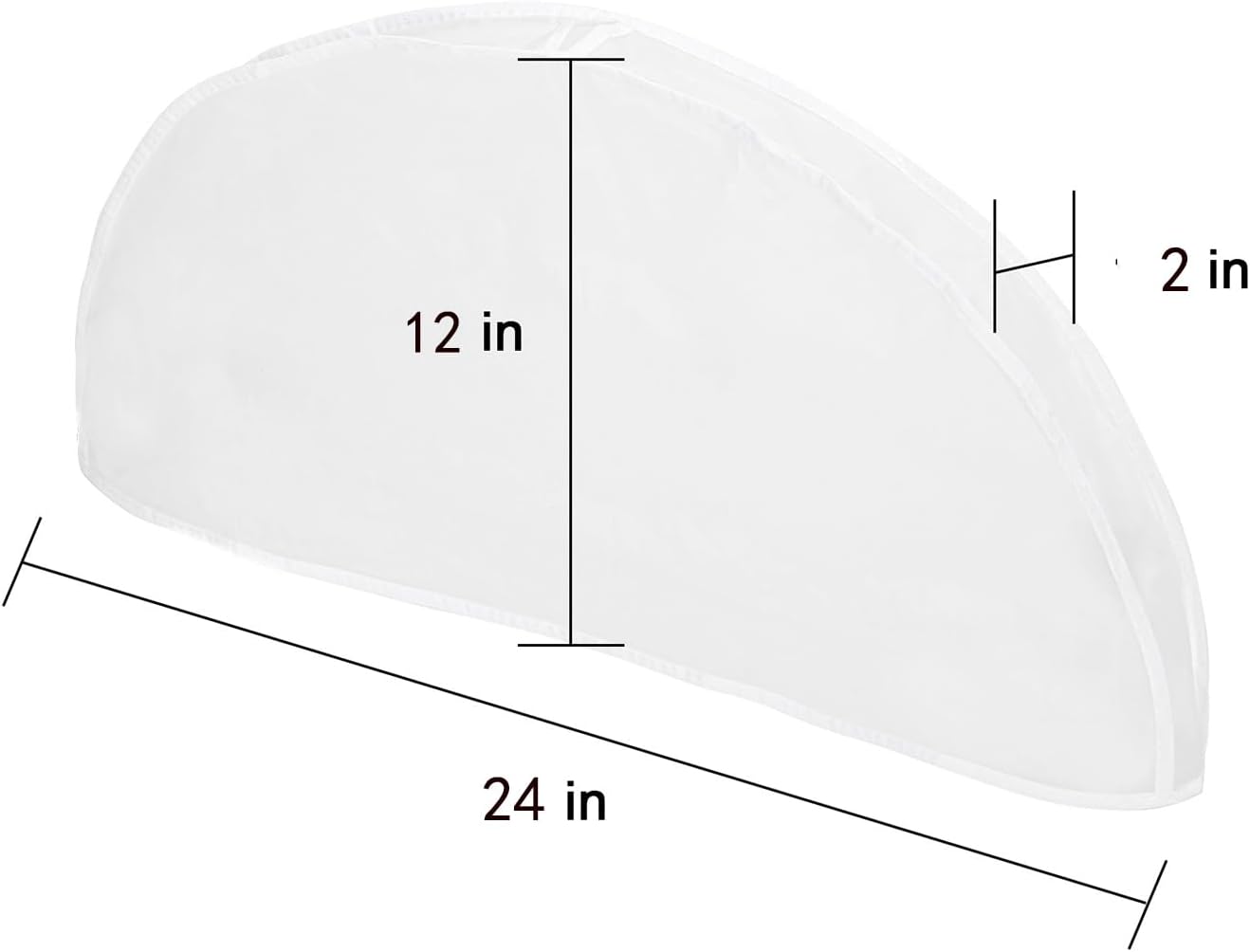 12 espacios de almacenamiento (24 x 11 x 2 pulgadas) para ropa de viaje, fundas de hombro para ropa, fundas antipolvo para ropa, bolsas antipolvo