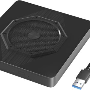 Unidad externa de CD y DVD, USB 3.0 y tipo C, grabadora portátil de CD y DVD, RW CD ROM Unidad de DVD externa para laptop, reproductor de CD para Unidad externa de CD y DVD, USB 3.0 y tipo C, grabadora portátil de CD y DVD, RW CD ROM Unidad de DVD externa para laptop, reproductor de CD para