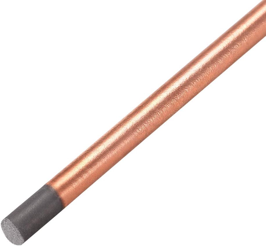 uxcell Carbono recubierto de cobre 0.157×13.780 in – 3pcs carbono Gouging Rod Copperclad Electrodos