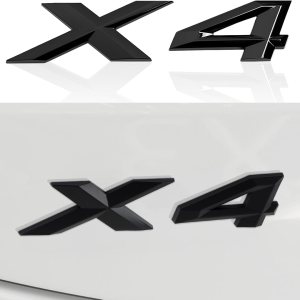 X4 – Adhesivo para insignia del emblema del fabricante original del equipo, para la tapa del maletero del automóvil, etiqueta de placa de X4 – Adhesivo para insignia del emblema del fabricante original del equipo, para la tapa del maletero del automóvil, etiqueta de placa de