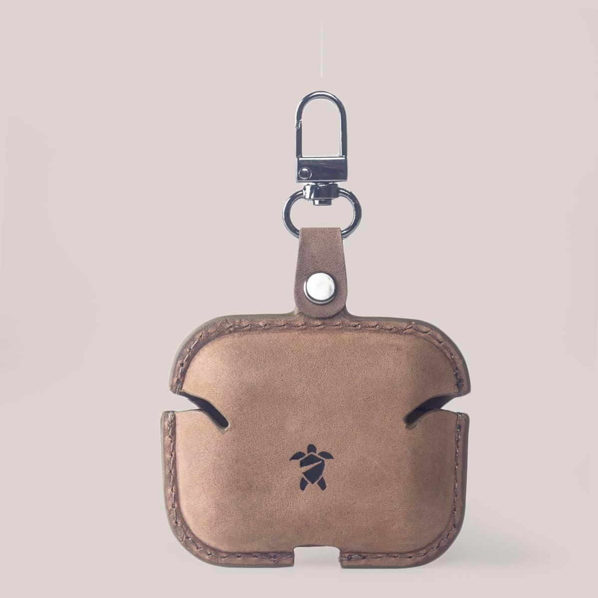 ALDONA Funda de cuero para AirPods Pro 1, AirPods Pro 2 – Tabaco quemado