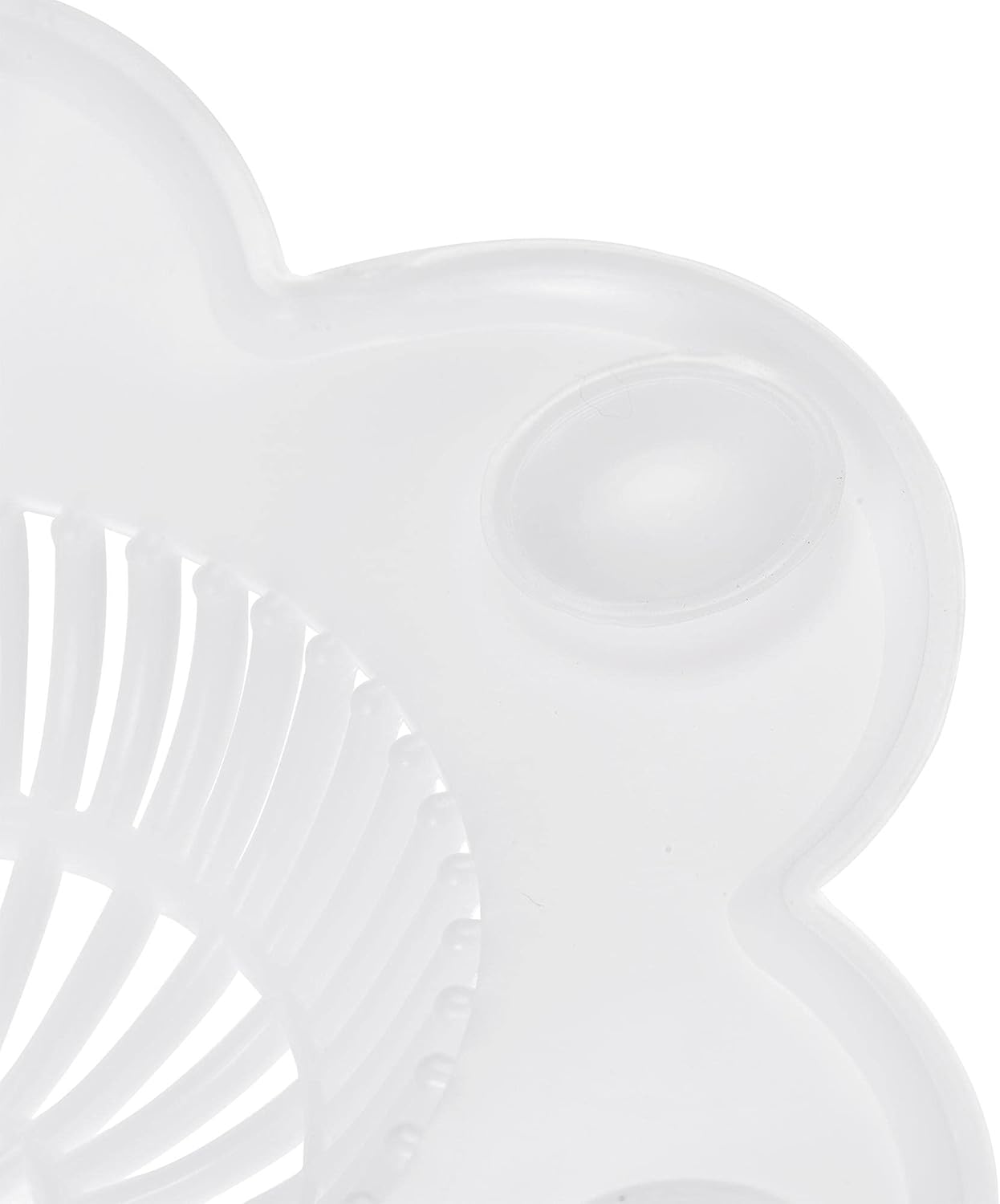 uxcell Colador para fregadero de cocina, tapón de eliminación de fregadero de silicona, colador de pelo flexible, color blanco, 2 unidades