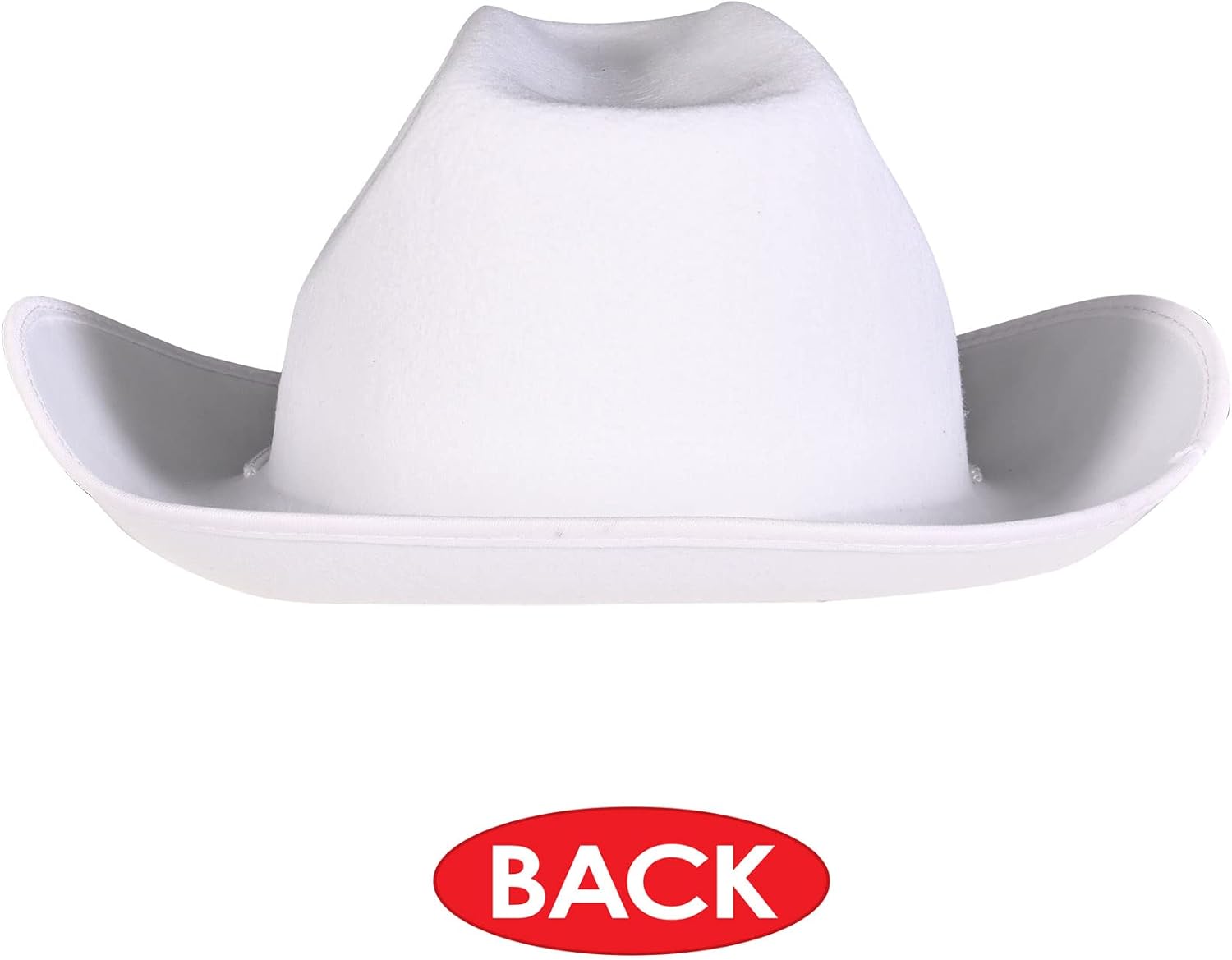 Beistle Sombreros de vaquero de fieltro negro de 2 piezas para disfraz de Halloween