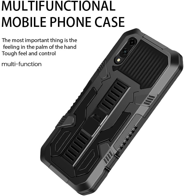 Funda compatible con Redmi Note 10 4G, función atril incorporada a prueba de golpes, compatible con Xiaomi Redmi Note 10S 4G, funda 2 en 1, color