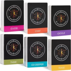 CardSparks! Tarjetas de conversación para parejas (x420) – Mejores relaciones y conexión más profunda – Juego de cartas de citas para adultos – CardSparks! Tarjetas de conversación para parejas (x420) – Mejores relaciones y conexión más profunda – Juego de cartas de citas para adultos –