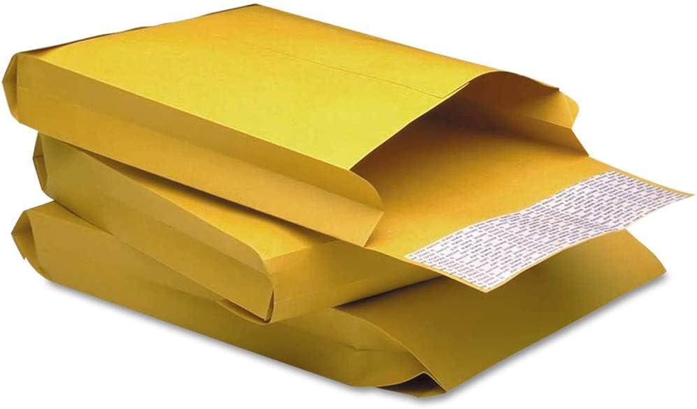 5 sobres de expansión Quality Park, lisos, 40 libras, 9 x 12 x 2 pulgadas, 25 por paquete, Kraft (QUA93334)