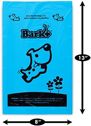 Bolsas para Heces de perro, 300unidades Azul, con corteza + con corteza