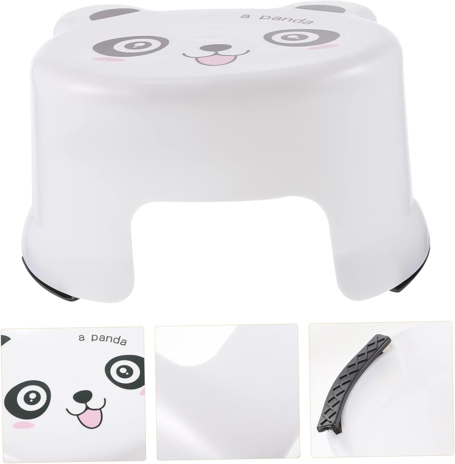Taburete de plástico de dibujos animados de 3 piezas para niños pequeños, taburete para adultos, silla para seguridad de bebé, taburete auxiliar
