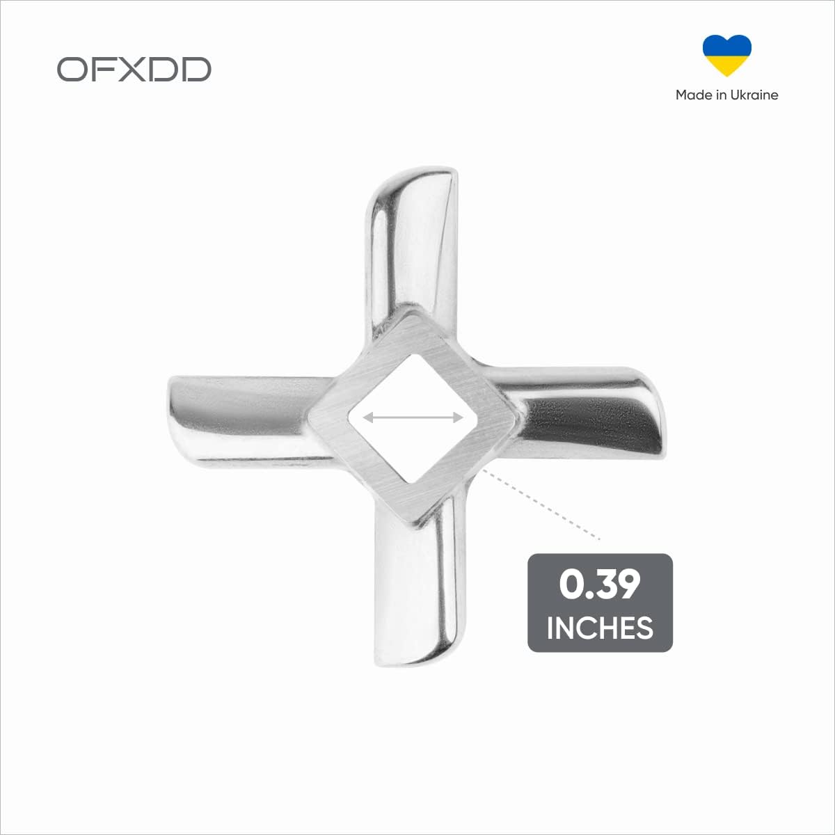 Cuchilla para picadora de carne #8  Cuchillas de repuesto para picadora de carne eléctrica, 2 piezas, piezas de picadora de carne, accesorios para