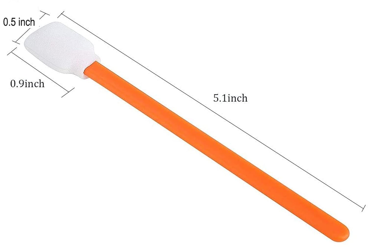 200pcs 5.11 “Square Rectángulo Espuma Limpieza Hisopos Palillos para Impresora de Inyección de Tinta de Formato Solvente Roland Equipo Óptico