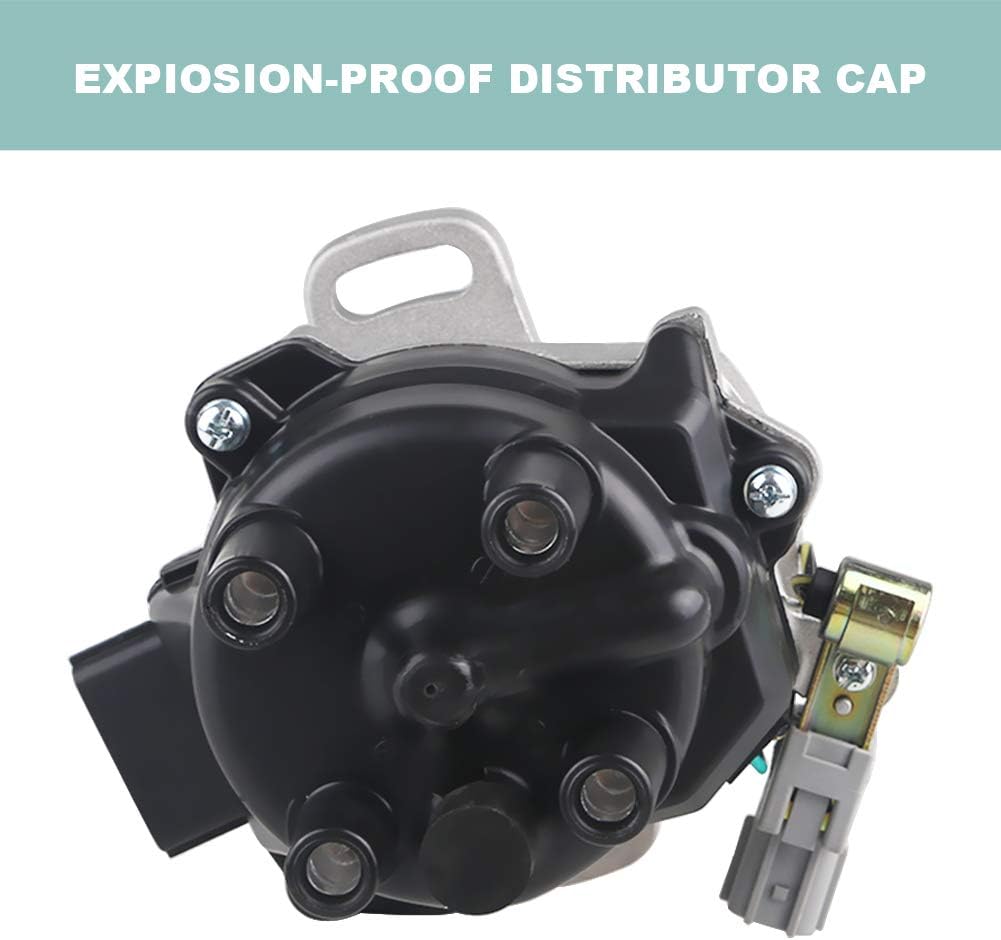 JDMON Repuesto para distribuidor de encendido Nissan 200SX 1995-1998 Sentra 1.6L 1995 1996 1997 1998 1999 SOHC Reemplazar 22100-0M300 22100-0M200