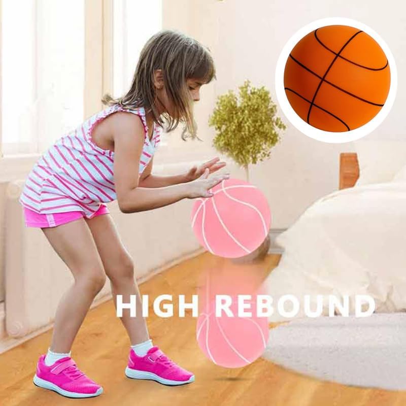 Pelota silenciosa de espuma de alta densidad sin recubrimiento de baloncesto silenciosa pelota de entrenamiento interior baloncesto fácil de agarrar