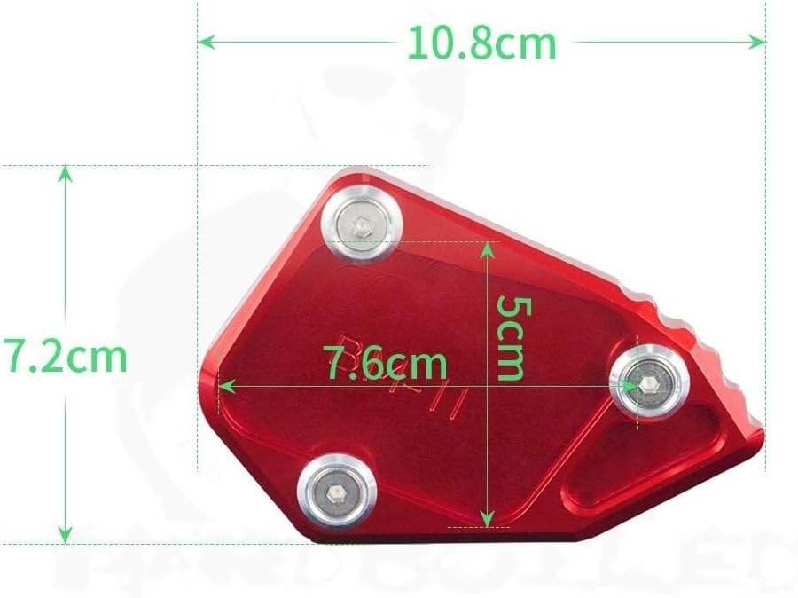 Motorcycle Side Stand pad for B&MW R 1200 GS 2007-2012 R 1200 ADV 2008 2009 2010 2011 2012 Motorcycle CNC Aluminum Side Stand Enlarge Kickstand