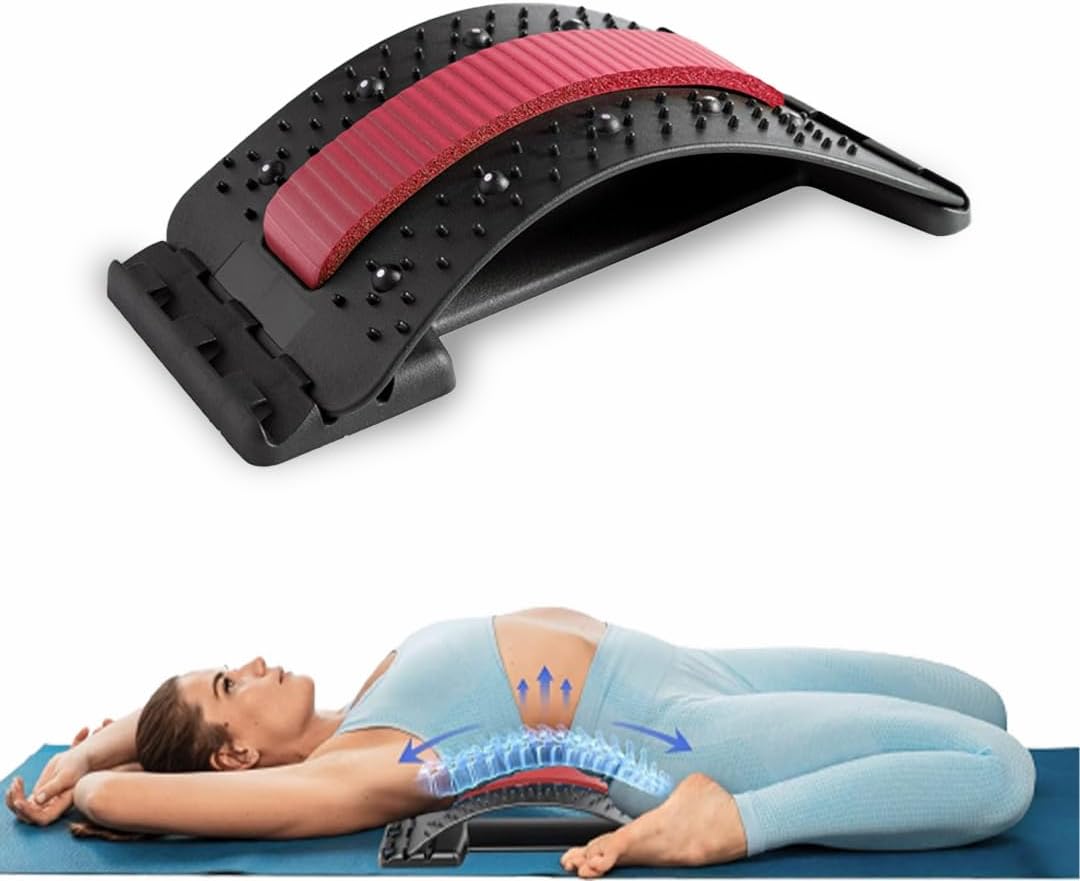 Aran co Everlasting Comfort – Estirador de espalda para aliviar el dolor de espalda baja, descompresión de columna vertebral y espalda con