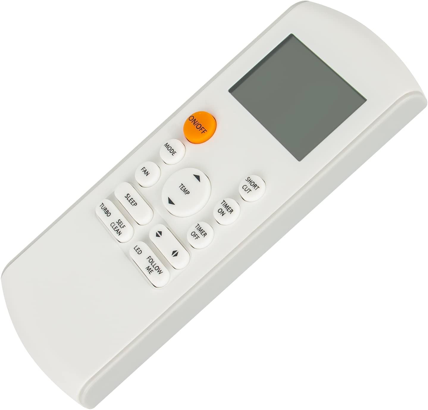 Beyution RG57A16BGEF – Control remoto de repuesto para aire acondicionado Midea RG57A2BGEF RG57A3 RG57A3BGEF RG57BBGE RG57DBGE (pantalla con función