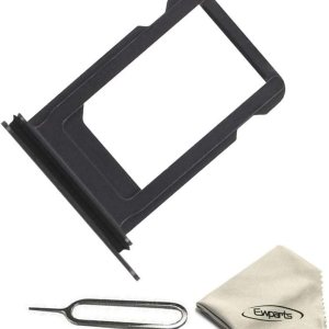 Ewparts Pieza de repuesto para iPhone X Bandeja de tarjeta SIM negra ranura Trat para iPhone X SIM Bandeja negra con herramientas de apertura Ewparts Pieza de repuesto para iPhone X Bandeja de tarjeta SIM negra ranura Trat para iPhone X SIM Bandeja negra con herramientas de apertura