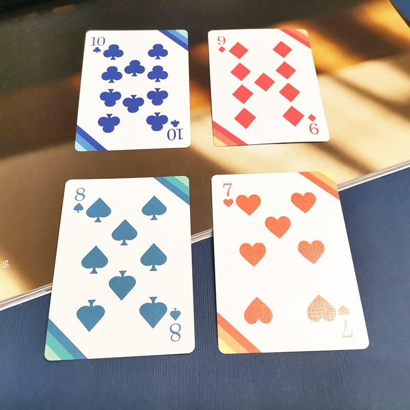 TAOYATAO Cartas de juego de historias de cuatro colores, cartas de póquer, juego de póquer, baraja de cartas unisex para adultos, juegos de cartas