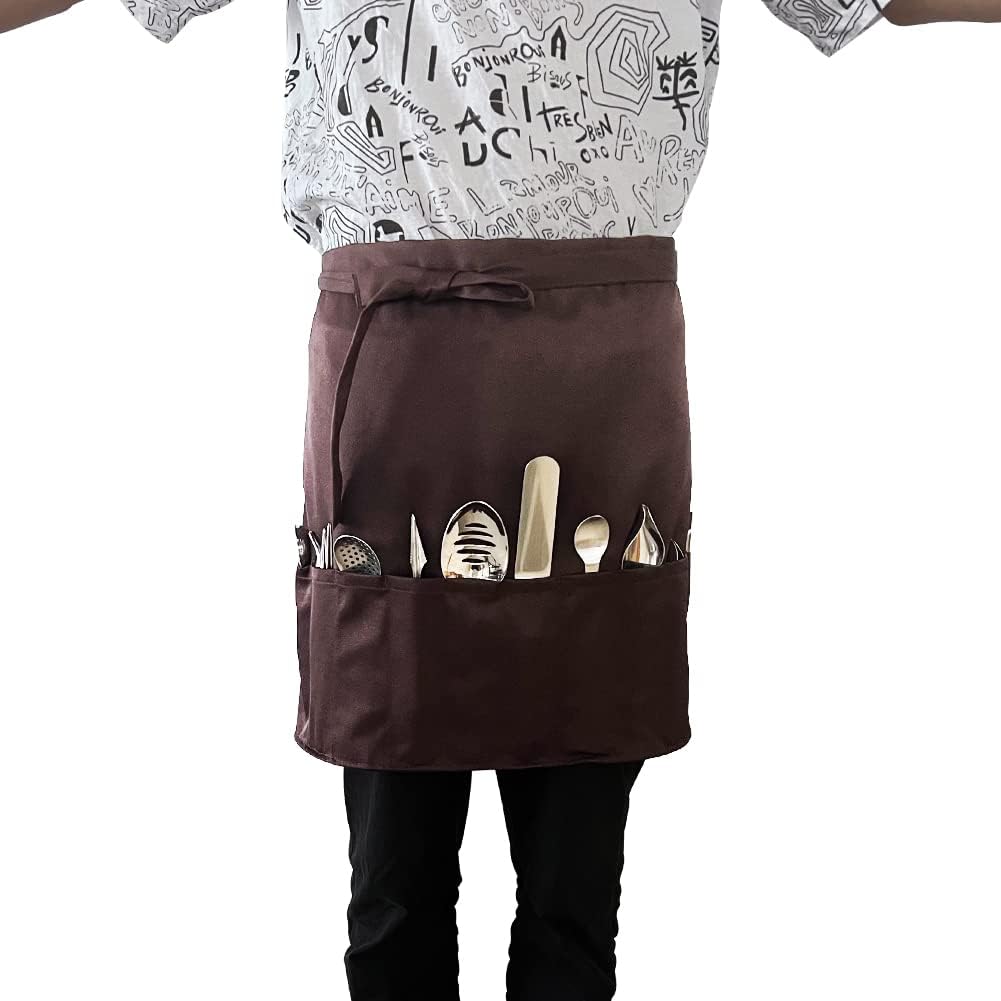 DUEBEL Kit de chapado de chef profesional juego culinario de 13 piezas con delantal de cocina y herramientas de acero inoxidable para presentación