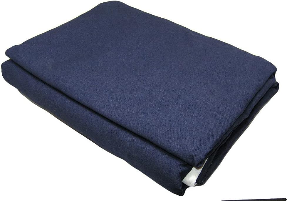 Premium 5×9.5 ft Embroidered France 100% Cotton Casket Flag