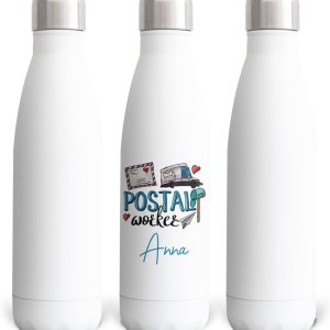 Postal Worker – Botella de agua de apreciación de color de 17 onzas, regalo para él, regalo de acero inoxidable para cartero, mujeres carteras, taza Postal Worker – Botella de agua de apreciación de color de 17 onzas, regalo para él, regalo de acero inoxidable para cartero, mujeres carteras, taza