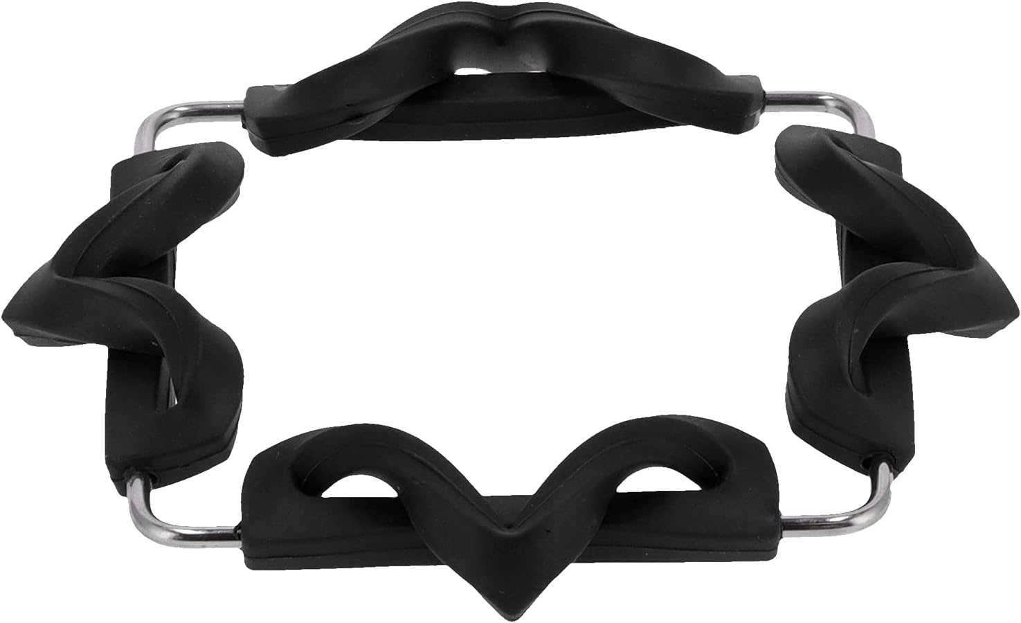 Salvamanteles de silicona para ollas, salvamanteles, soporte para ollas calientes de acero inoxidable, posavasos antideslizantes, aislamiento