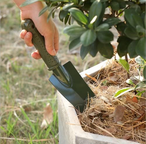 Pala de mano de jardinería pequeña, 3 piezas, palas de jardín, trasplantadora, ligera, cómoda, mango ergonómico, juego de herramientas de jardinería