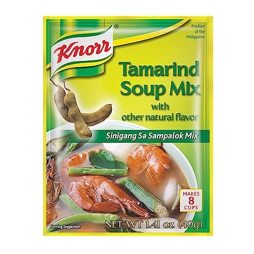 Knorr Mezcla de sopa de tamarindo (Sinigang sa Sampalok Mix), 1.41oz (40g) (paquete de 4)
