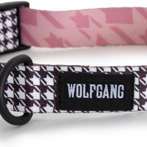 Wolfgang Collar de entrenamiento ajustable de alta calidad para perros pequeños, medianos y grandes, fabricado en Estados Unidos, estampado rosa de Wolfgang Collar de entrenamiento ajustable de alta calidad para perros pequeños, medianos y grandes, fabricado en Estados Unidos, estampado rosa de