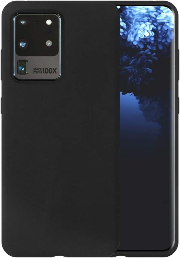 Funda de silicona líquida para Samsung S20 Ultra G988 de 6.9 pulgadas, protección de cuerpo completoa prueba de golpesgel de gomacubierta de
