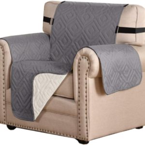 H.VERSAILTEX Funda reversible para silla, protector de muebles antideslizante, resistente al agua, con correas elásticas de 2 pulgadas, para H.VERSAILTEX Funda reversible para silla, protector de muebles antideslizante, resistente al agua, con correas elásticas de 2 pulgadas, para