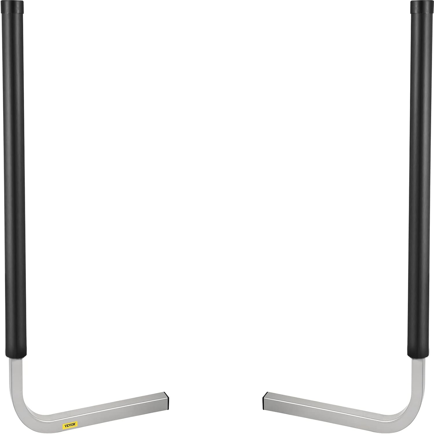 VEVOR Guías de remolque de barco, 40 a 60 pulgadas, 2 guías de remolque de acero, guías de remolque con tubos de PVC, accesorios de montaje