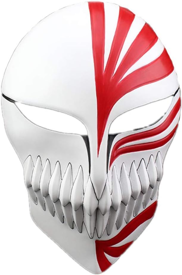 Máscara de resina Kurosaki para Halloween, disfraz de anime, Muerte Ichigo, para cosplay, decoración de regalo