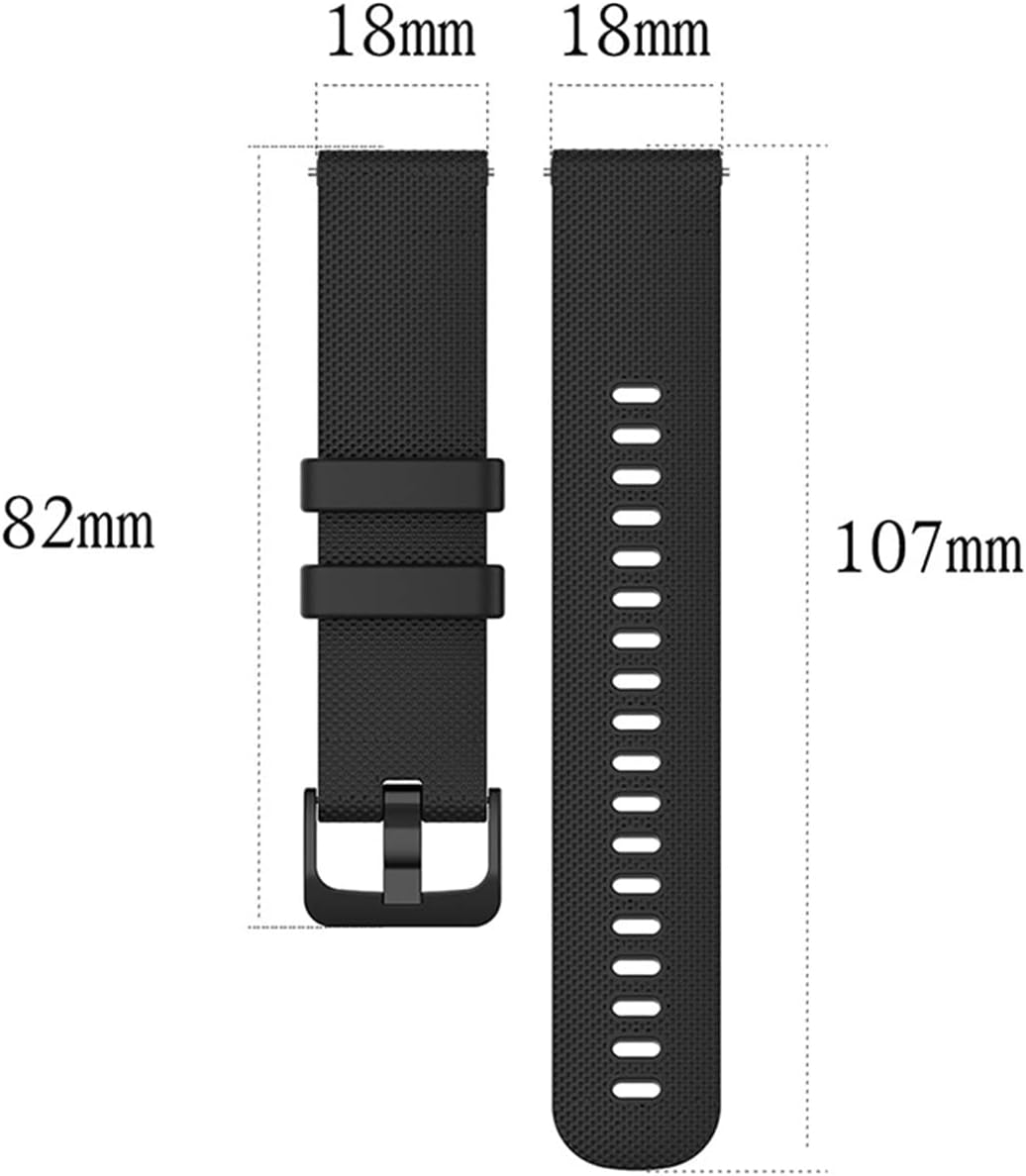 IRJFP Banda de reloj inteligente de silicona para Xiaomi GTS2eGTS2 MiniGTR 1.654 in Sport Watch Bracelet