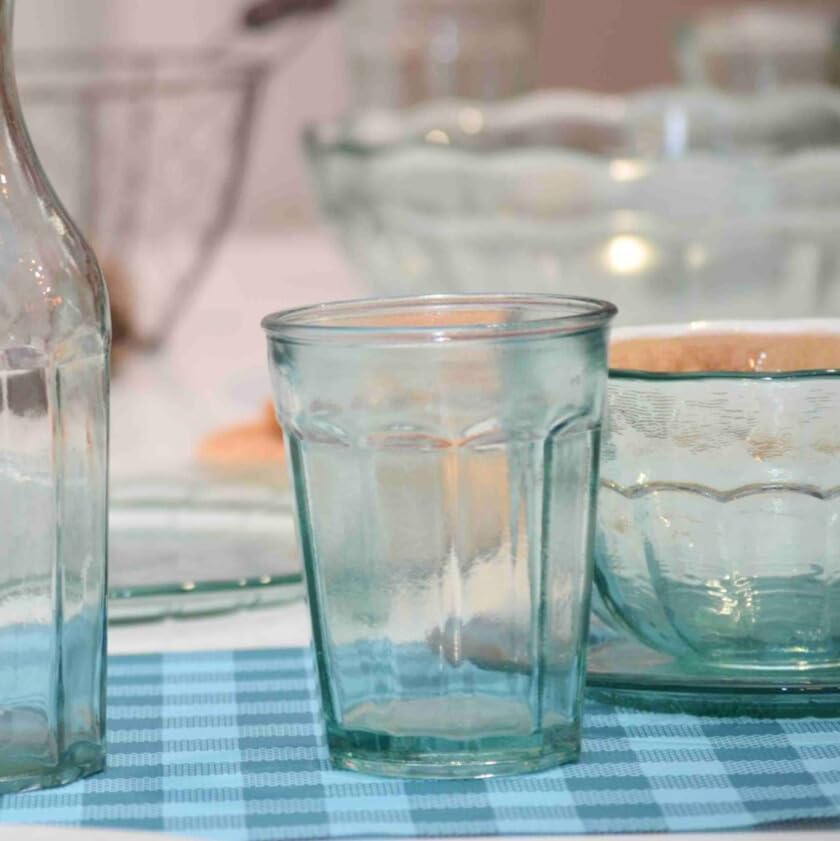 DESIGNED BY VSM Vidrios San Miguel – Vasos de 13.5 onzas, hechos de vidrio 100% reciclado, juego de 6 vasos clásicos para cocina, ideal para agua,