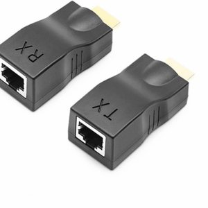 Reemplazo Ethernet RJ45 de red a HDMI Extensor repetidor Amplificador 98.4 ft 4K30HZ Compatible Computadora Host Transmisor de conexión portátil TX Reemplazo Ethernet RJ45 de red a HDMI Extensor repetidor Amplificador 98.4 ft 4K30HZ Compatible Computadora Host Transmisor de conexión portátil TX