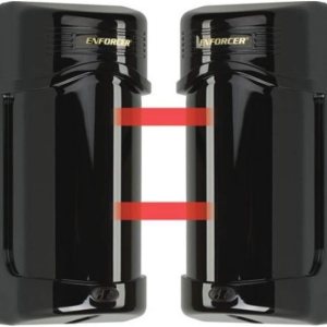 Seco-Larm E-960-D290Q Enforcer Detectores de haz de fotos gemelos con alineación de haz láser, rango de detección de 290-590 pies, salida de alarma Seco-Larm E-960-D290Q Enforcer Detectores de haz de fotos gemelos con alineación de haz láser, rango de detección de 290-590 pies, salida de alarma