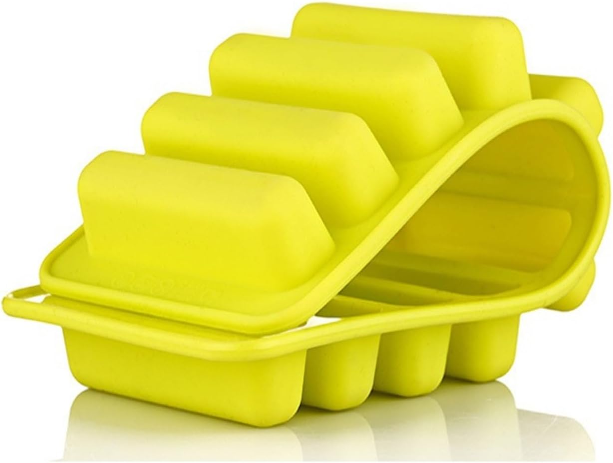 Bandeja de cubitos de hielo para congelador, botella de agua estrecha de silicona, bandeja para cubitos de hielo, bandeja flexible para palitos de